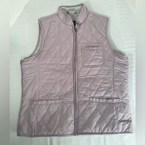 Eddie Bauer Light Purple Quilted Vest